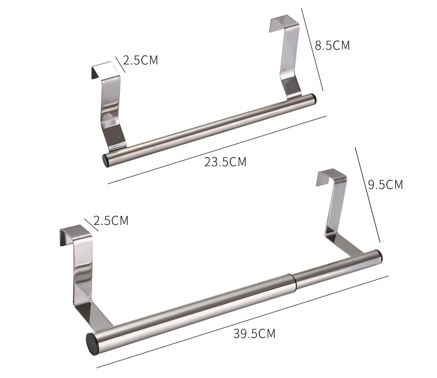 Title 1, Creative Stainless Steel Single Towel Rack Free...