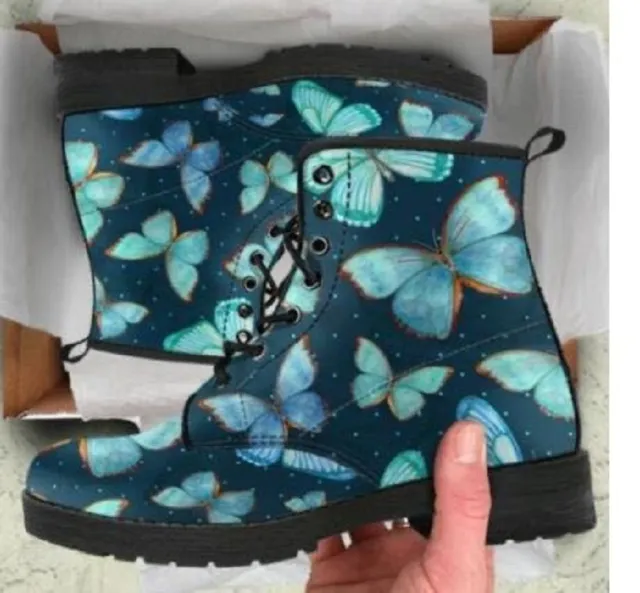 High Top Skull Martin Boots Green - Shop at LoveMi