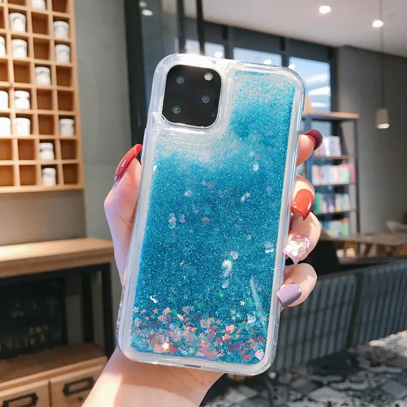 Dynamic Quicksand Shell with Soft Edge Glitter Liquid