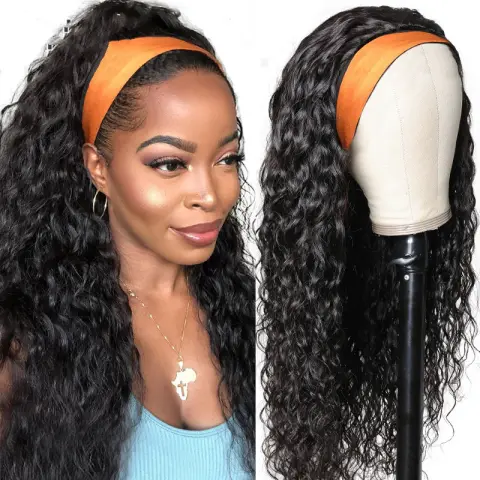 Wig Headgear Fluffy Explosion Head Scarf Wig Female African