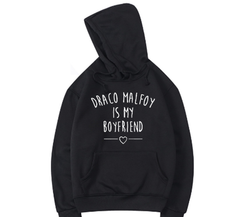 Women's Sweatshirt Fleece Letter Print Hoodie Casual Pullover