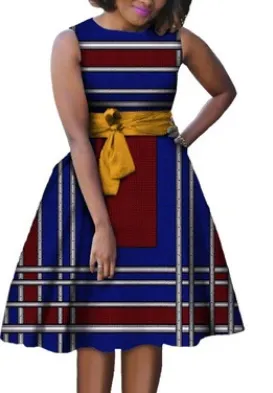 Featured Batik Printed Cotton Dress Dress Skirt Style D - Shop at LoveMi