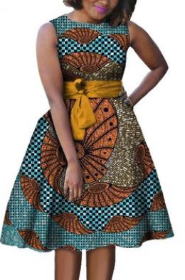 Featured Batik Printed Cotton Dress Dress Skirt