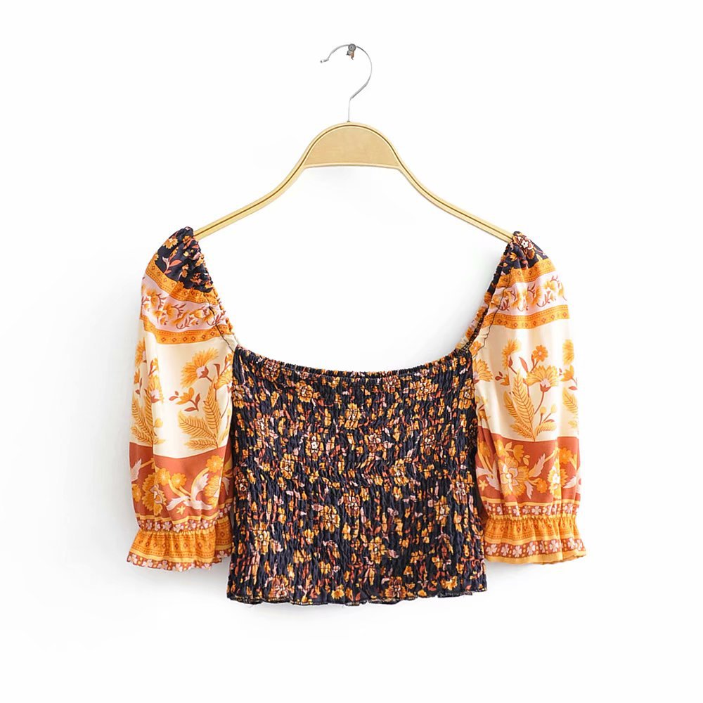 Sexy Off-Shoulder Shirt Mid-Length Skirt