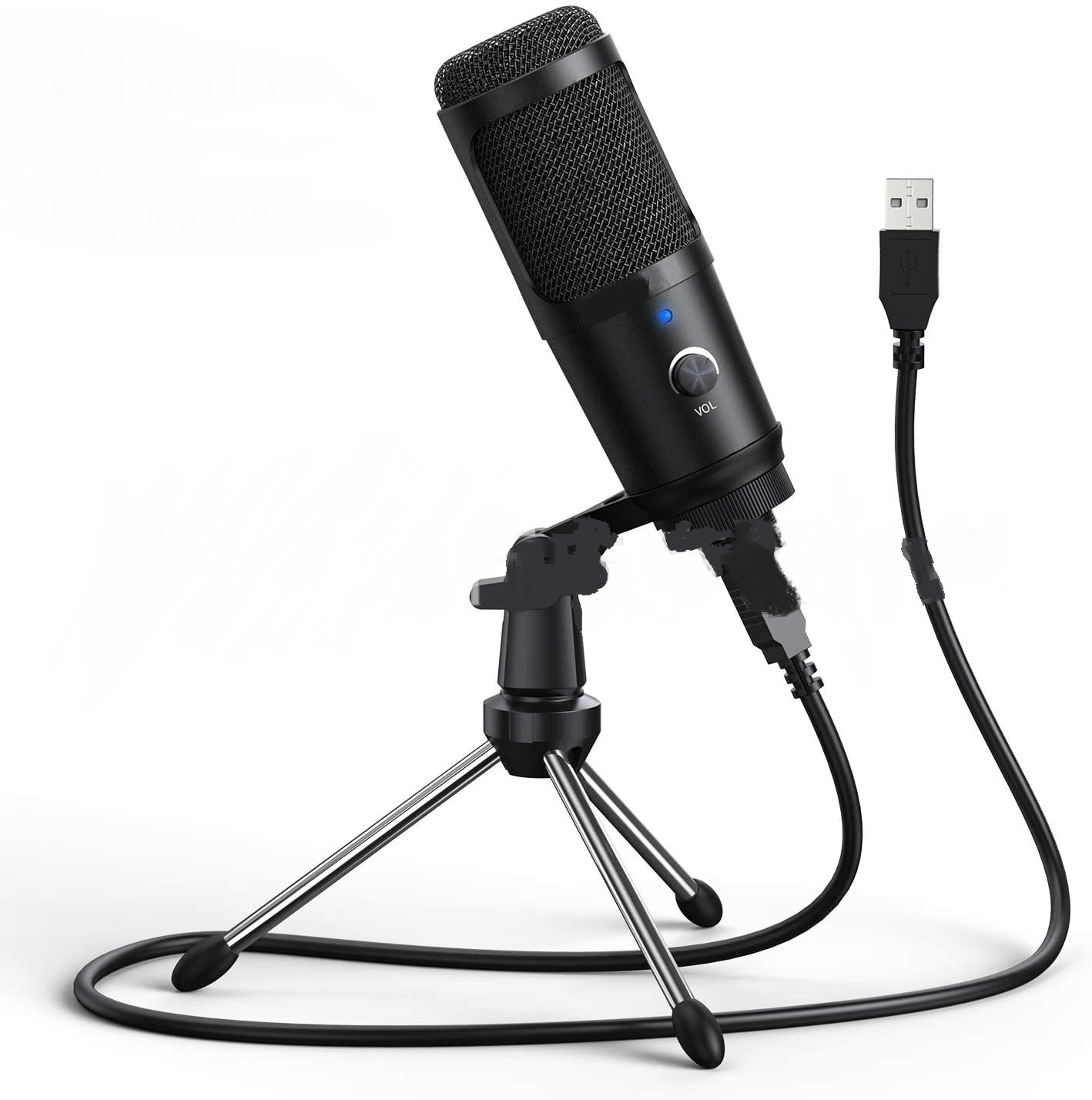 Compatible with Apple, Live Recording Microphone Desktop Tripod Set - Image 2