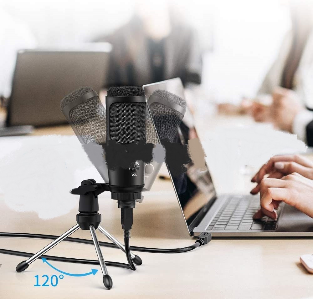 Compatible with Apple, Live Recording Microphone Desktop Tripod Set - Image 3