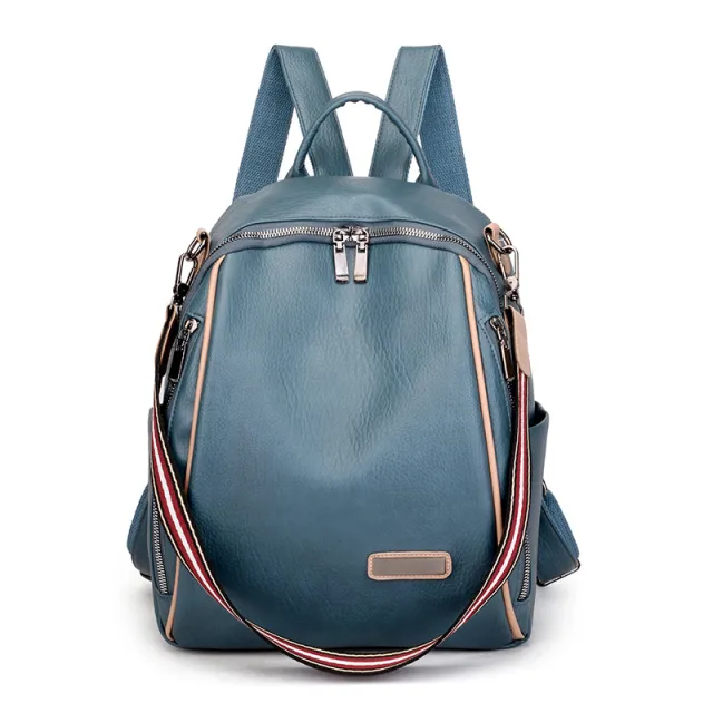 Student Schoolbag Outdoor Leisure Big Backpack Blue - Shop at LoveMi