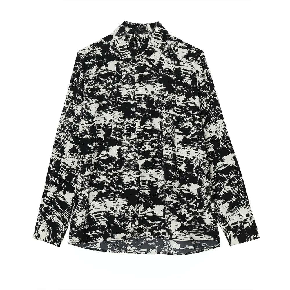 Korean Style Wild Design Sense Trend Personality Shirt Top