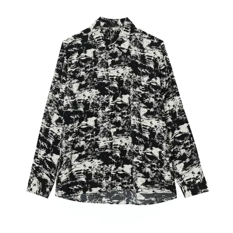 Korean Style Wild Design Sense Trend Personality Shirt Top