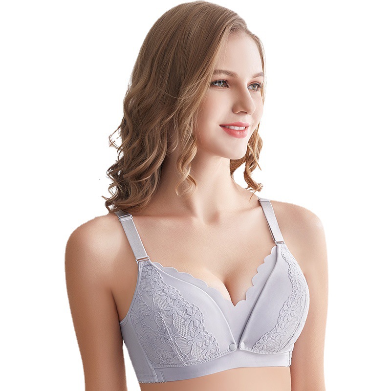 Title 5, Thin Front Button Maternity Nursing Bra Pregnan...