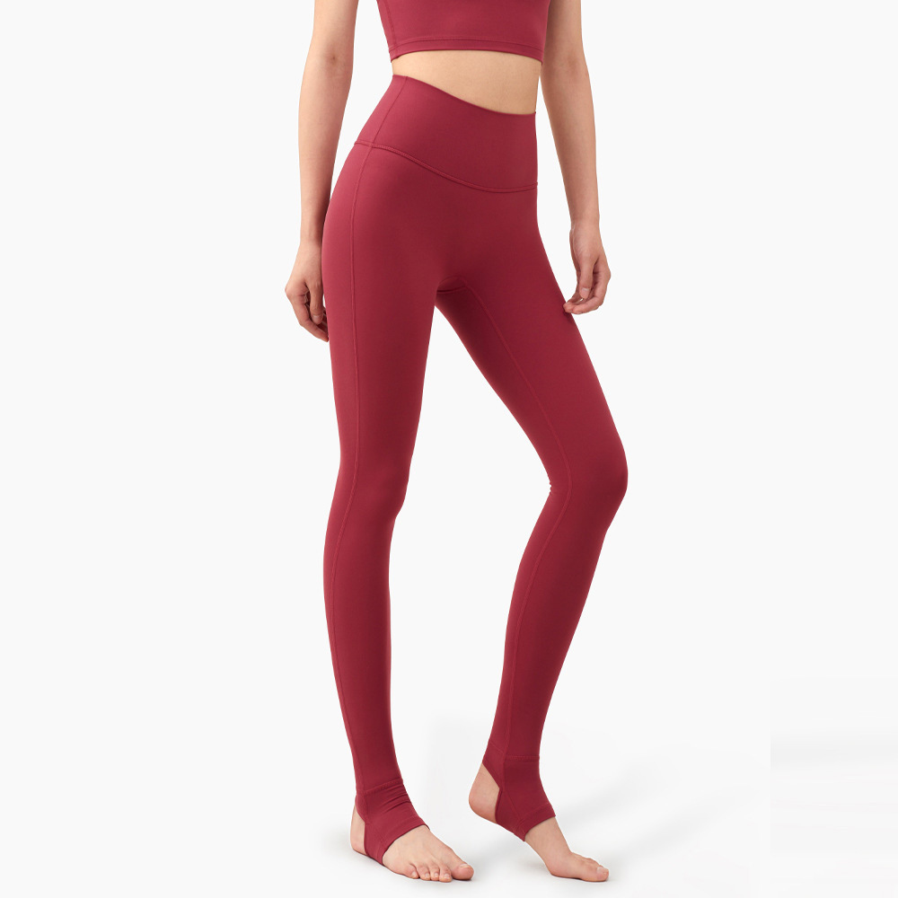 Yoga Fitness Step-On-Foot Long Pants Women'S Thin Section