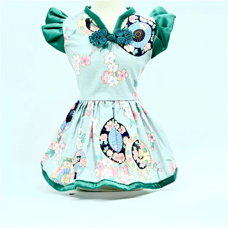 New Pet Dress Dog Retro Chinese Style