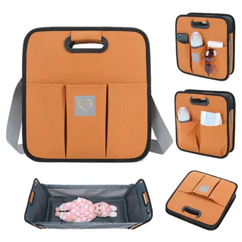 New Design Fashion Portable Shoulder Folding Bed Baby Nappy