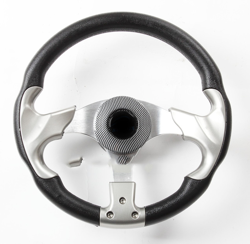 32cm silver steering wheel