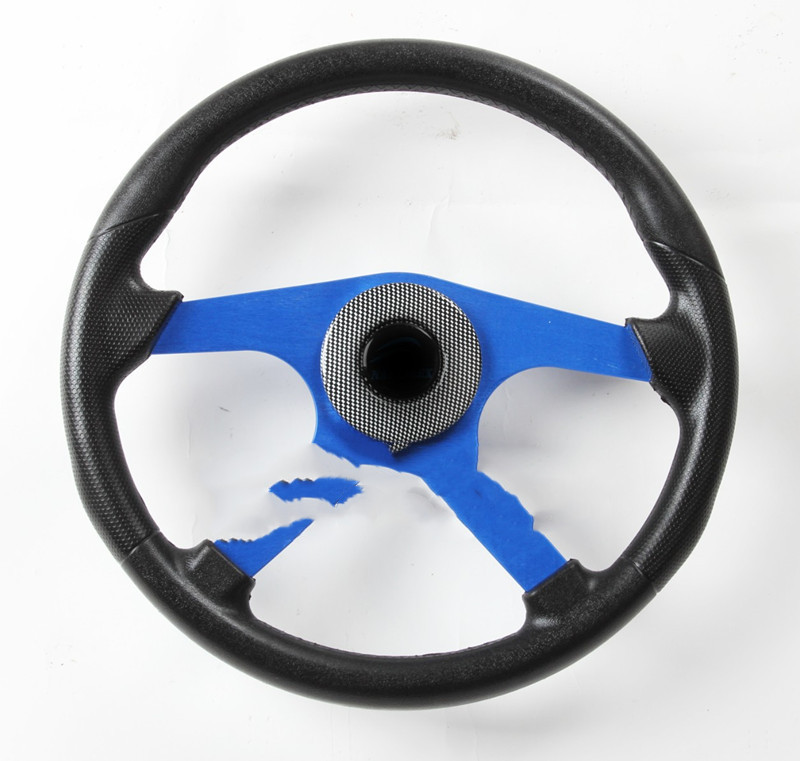 35cm blue steering wheel