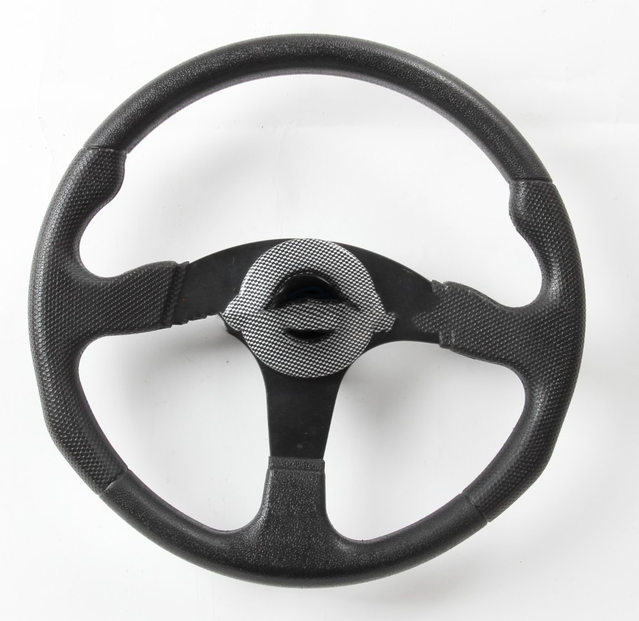 35cm black steering wheel