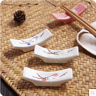 Title 3, Japanese Style Plum Blossom Chopstick Holder Ch...