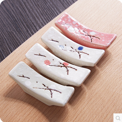 Title 5, Japanese Style Plum Blossom Chopstick Holder Ch...