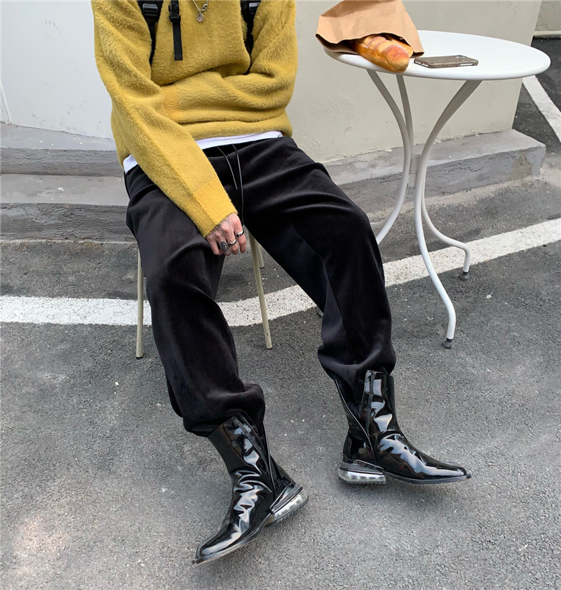 Casual Plus Velvet Pants Loose Straight Leg Loose Casual Pants