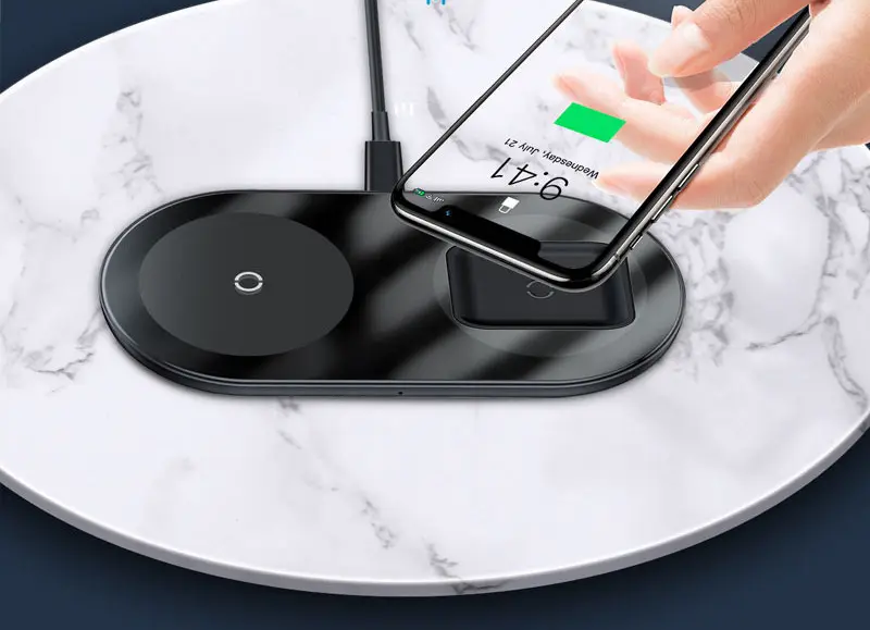 Minimalist 2-In-1 Wireless Charger Pro Version for Phones Pods
