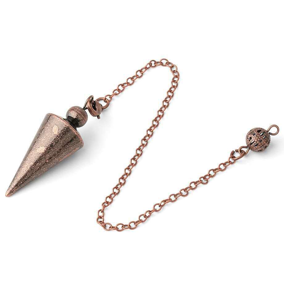 Title 3, Conical Pendant Detachable Metal Plated Bronze