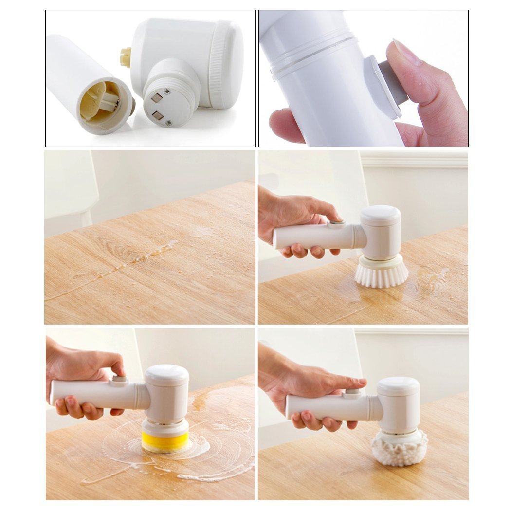 Electric Cleaning Brush – 5-in-1 Cordless Power Scrubber for Bathtub, Bathroom & Household Cleaning - Image 2