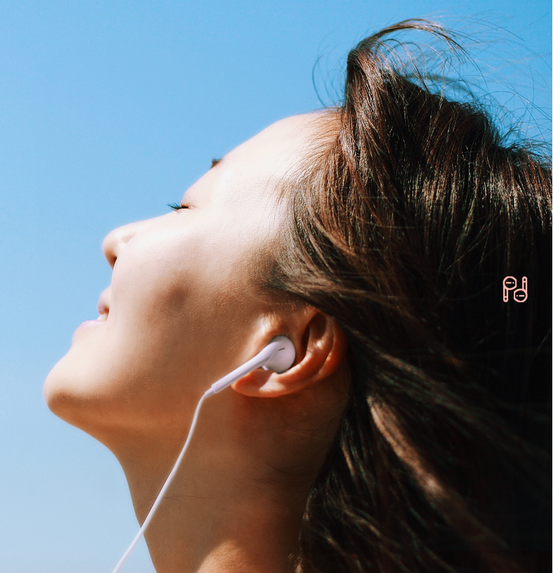 Walker H180 Plus Semi-In-Ear Mobile Phone Call Music Headset Simple Wire Control Universal - Image 2