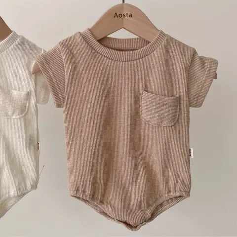 Children'S Clothing T-Shirt Summer Baby Clothes Solid Color Triangle
