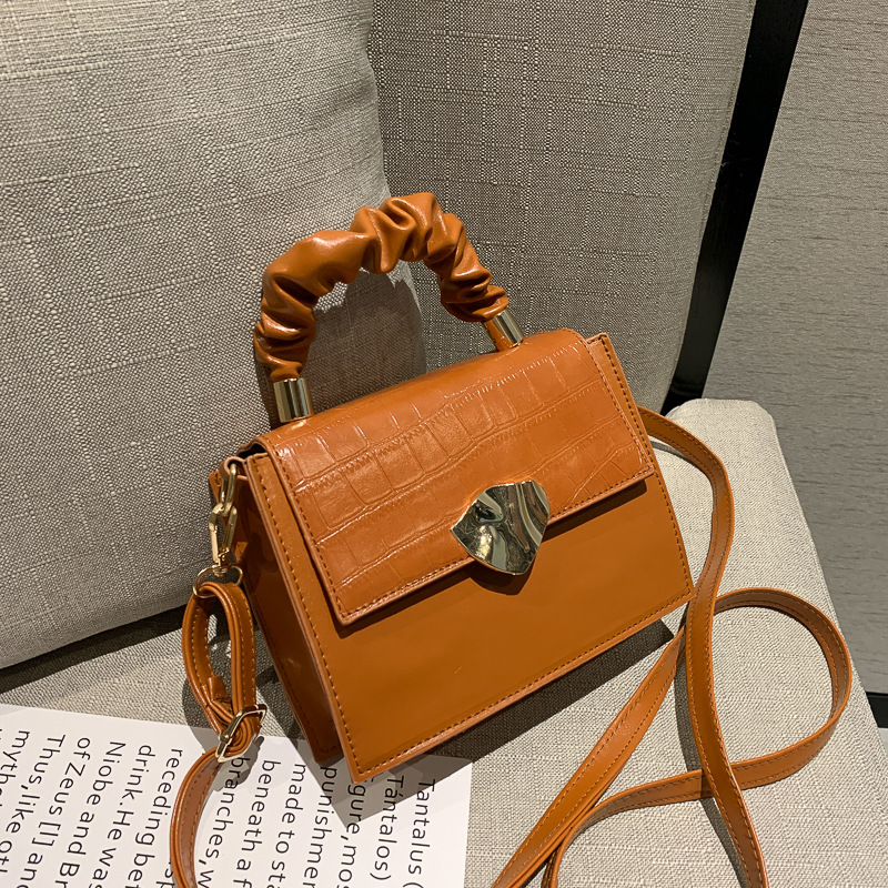 Chain Small Square Bag Trend Solid Color Messenger Bag