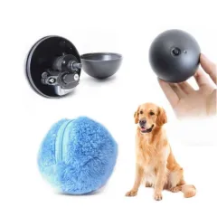 Pet Wonderful Gravity Pet Calling Ball Cat Toy Ball Three-color Sounding Anti-bite Cat Toy Felt Ball - Electric Toy Ball - View 1