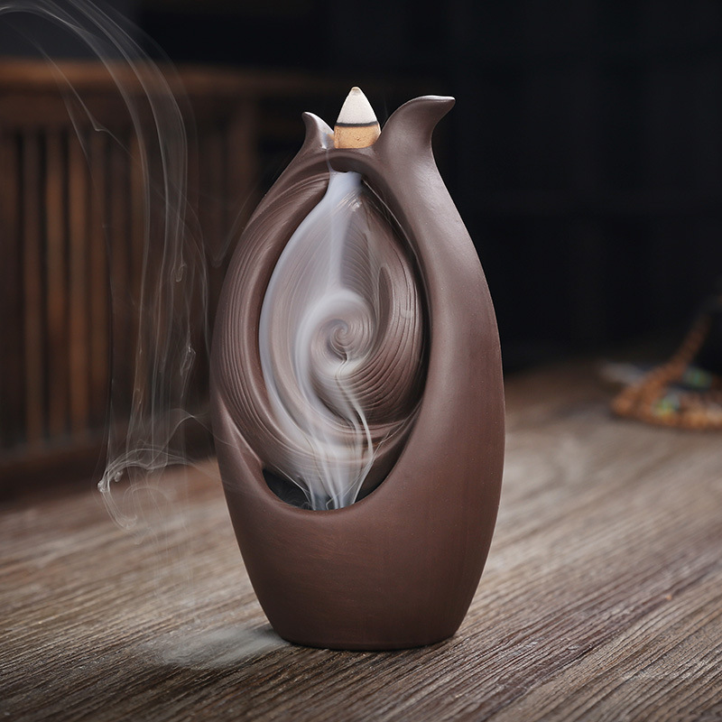 Zisha Tianyan Backflow Incense Burner