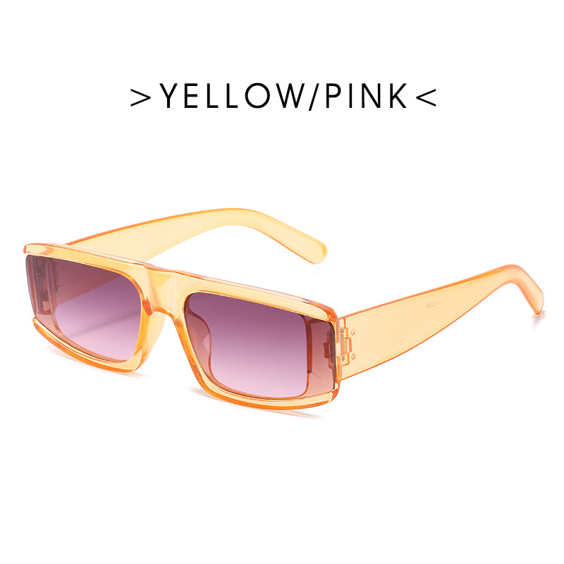 New European And American Trend Sunglasses Women’s Square Long Face Ins Sunglasses Men’s Cross-Border Foreign Trade Street Shooting Glasses