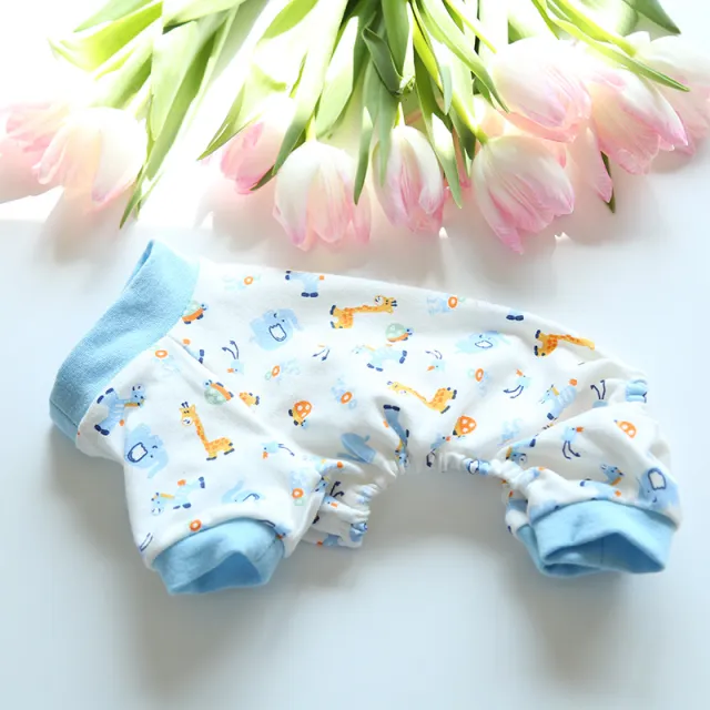 Cartoon Cotton Four legged Pajamas Multicolor Dog Pet Clothes Cat Four legged Pants - Shop at LoveMi