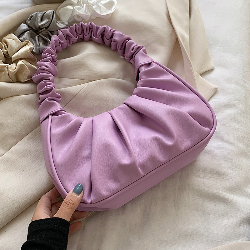 Simple Hand Fold Bag, Fashion Temperament, Underarm Shoulder Bag, Hand Bag