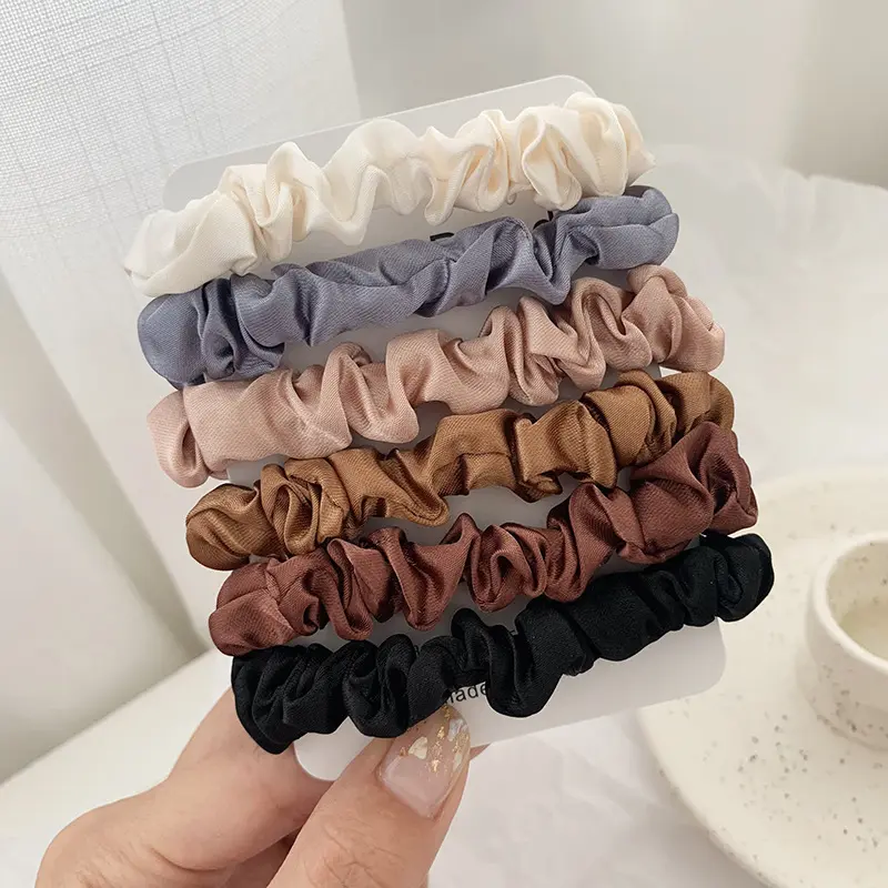 Colored Fabric Simple Large Intestine Ring