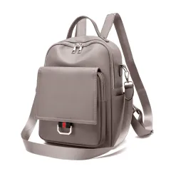 Ladies Backpack New Style Oxford Cloth Travel Bag Korean Girl School Bag Leisure Multifunctional Backpack - Khaki - View 1