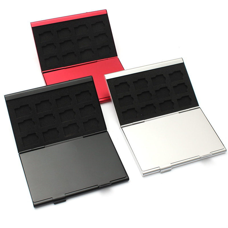 Memory card case box holders for 24pcs tf micro-sd card