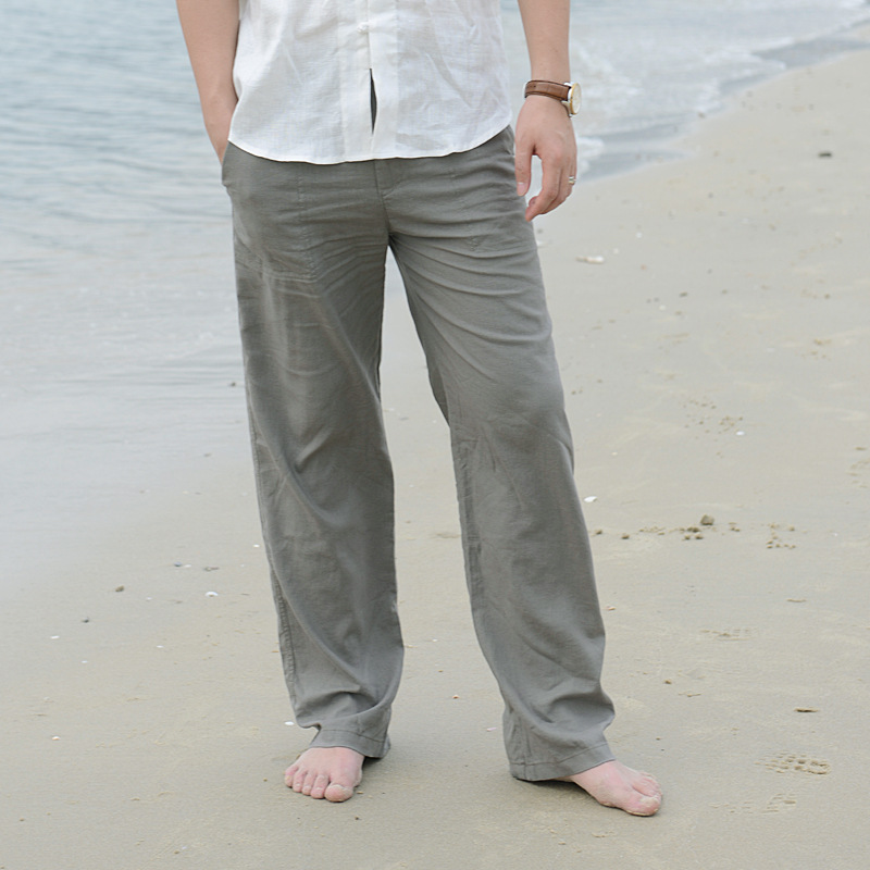 Title 2, Losse Casual Strandbroek met Elastisch Trekkoor...