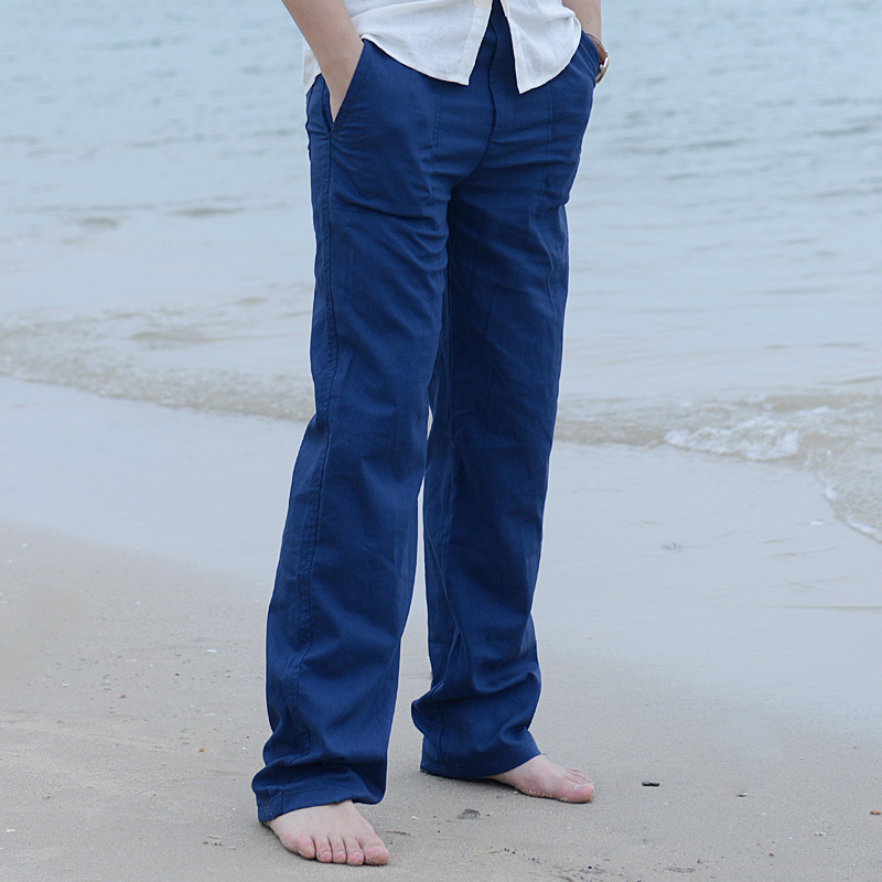 Title 6, Losse Casual Strandbroek met Elastisch Trekkoor...