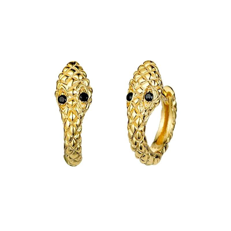 Hot-Selling Hot Style Cold Wind Personality Creative Simple Snake-Shaped Earrings Ear Buckle Earrings Women