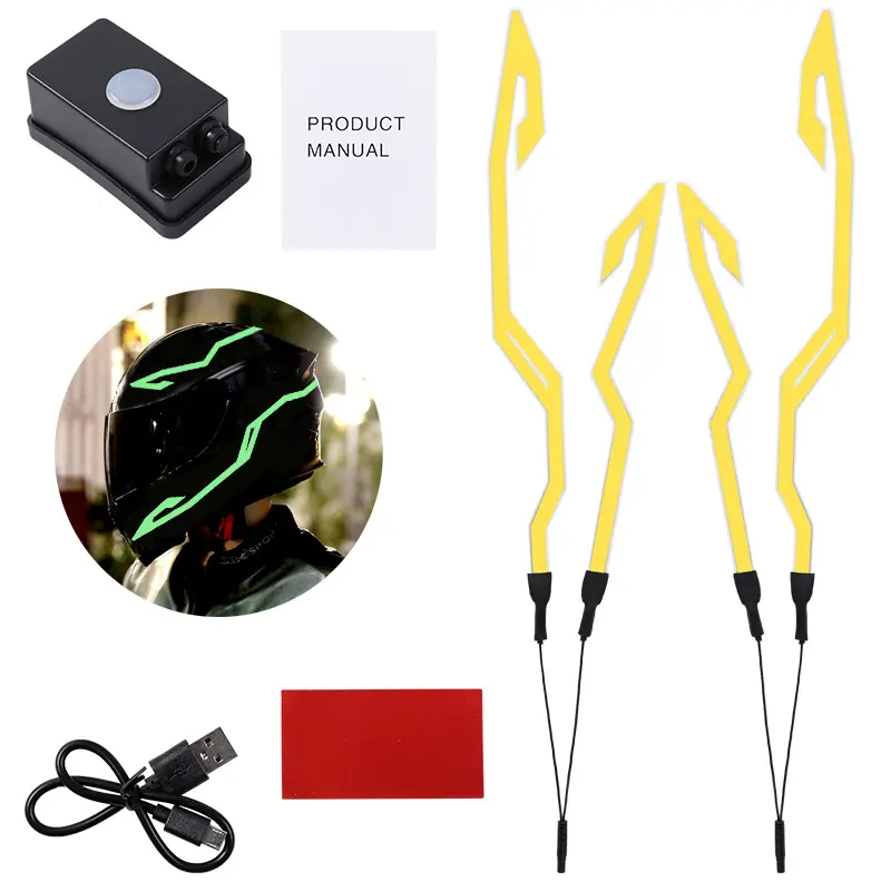 Motorcycle Helmet Waterproof Light Bar Bar Can Be Pasted