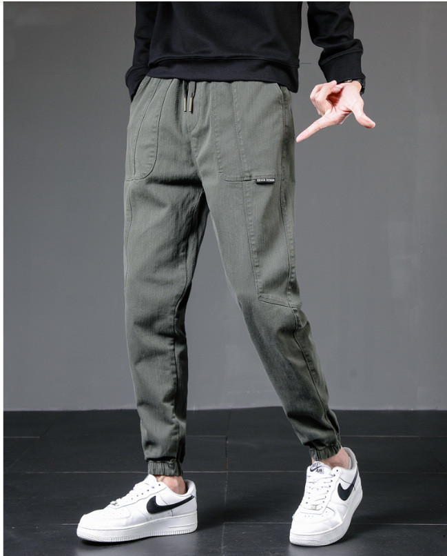 Casual Pants Men's Harem Loose Cargo Trousers