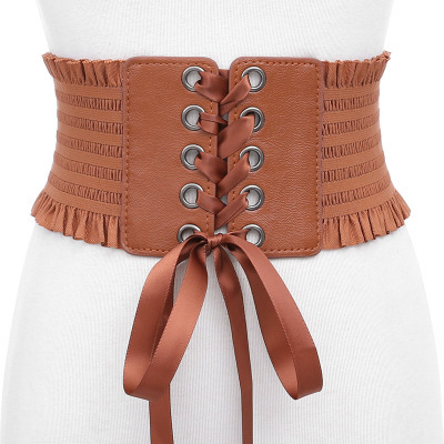 Title 3, Ladies Fringed Bow Tie Belt Belt Super Wide Gir...