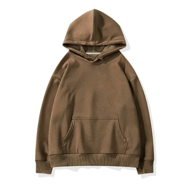 Spring And Autumn Sports Suit Hooded Couple Sweater Fashion Casual T Shirt Trousers Brown - Shop at LoveMi