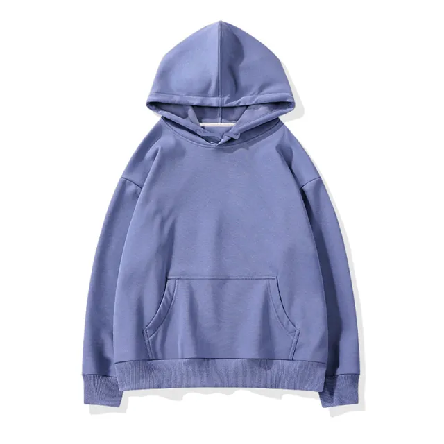 Spring And Autumn Sports Suit Hooded Couple Sweater Fashion Casual T Shirt Trousers Blue - Shop at LoveMi