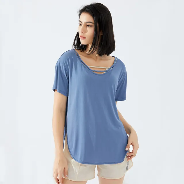 Breathable summer thin yoga wear Blue - Shop at LoveMi