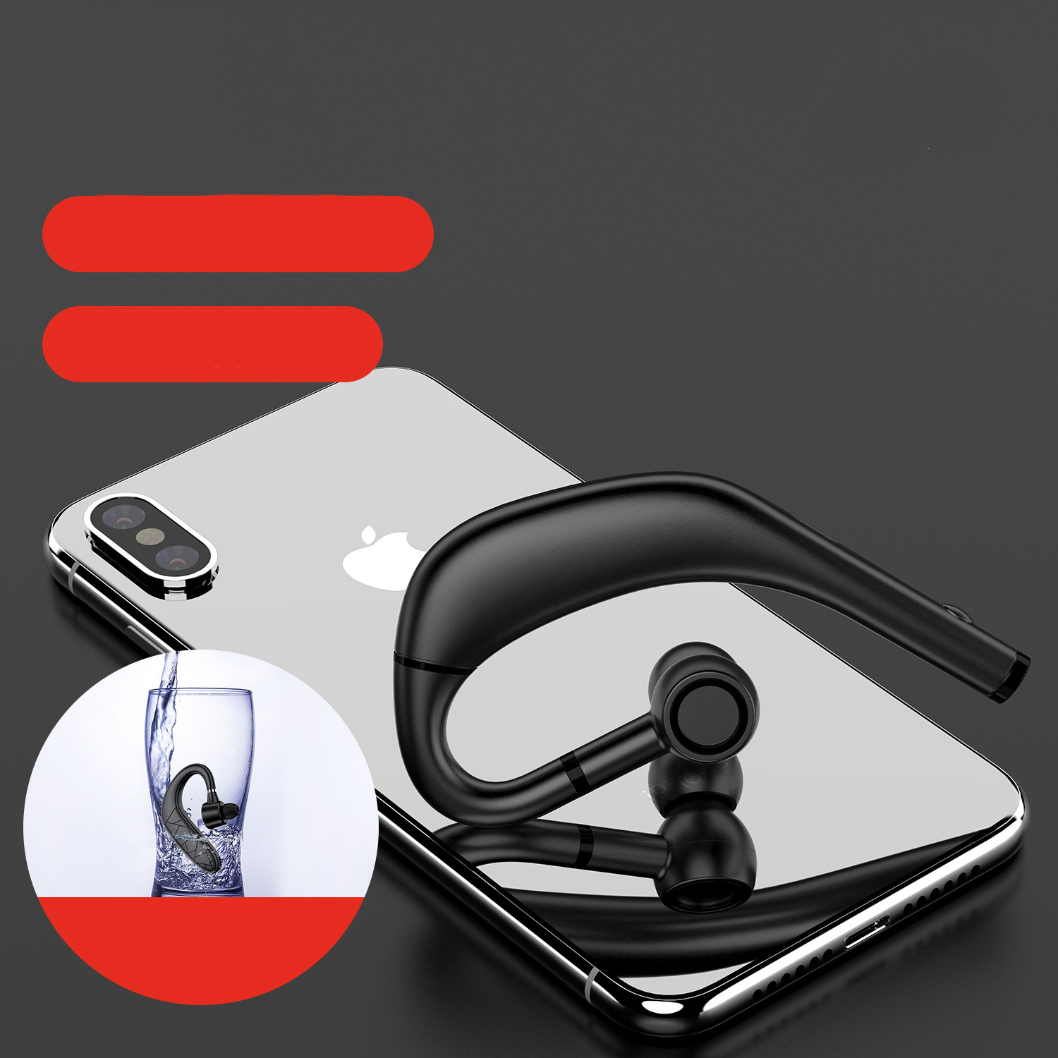 Wireless Hanging Ear Business Bluetooth Headset Fast Charging Sports Smart Headset