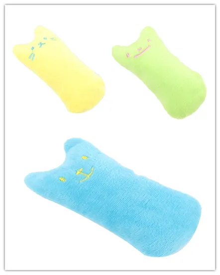 Catnip Cat Toys Pillow Interactive Cat Toy Catnip Pet Supplies Pillow Thumb Plush Teeth Grinding Bite Mint Cat Accessories – image 8