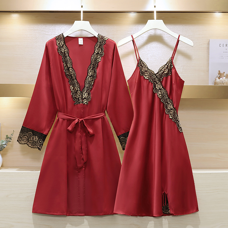 Title 10, New Sexy Pajamas Nightgown Ladies Summer Ice Si...