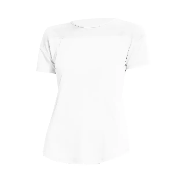 Hollow Beauty Back Sports Top Loose And Quick Drying Short Sleeved T Shirt Women White - Shop at LoveMi